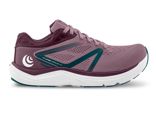 Women's Topo Athletic Magnifly 4, Mauve/Navy, 10 B Medium